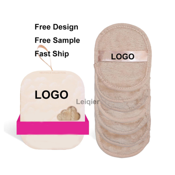 Coral Velvet Multi-Color Reusable Makeup Remover Face Towel with Custom Logo