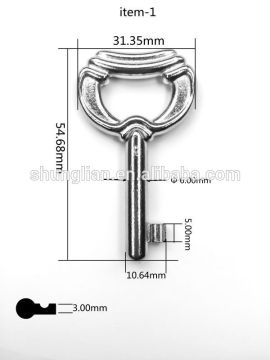 High Quality Zinc Door Key O-K-1
