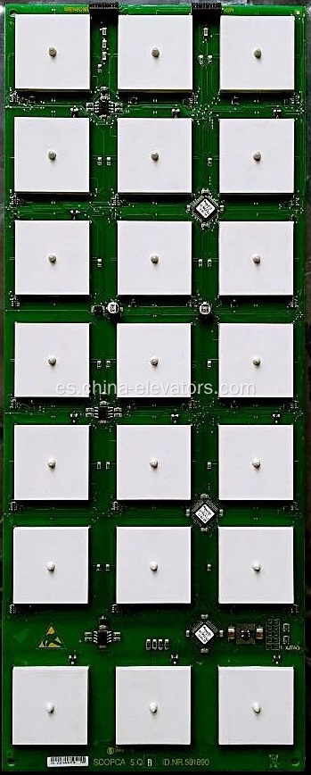 591890 Touch Cop Button Board para ascensores Schindler