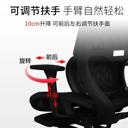Ergonomic Office Chair with Waist Support for Computer and E-Sports