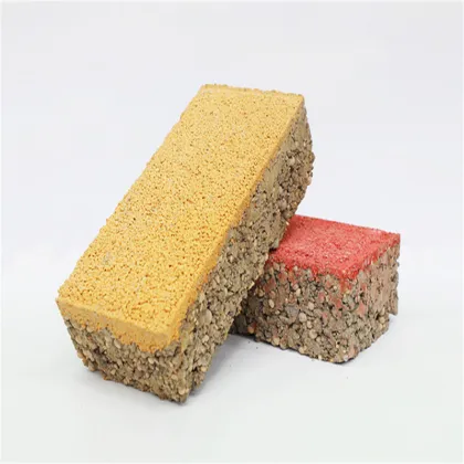 Permeable color ecological permeable floor