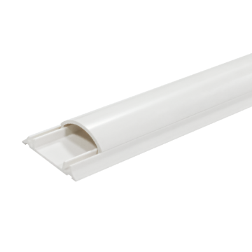 35*15mm PVC μισό στρογγυλό κανάλι καλωδίου καναλιού