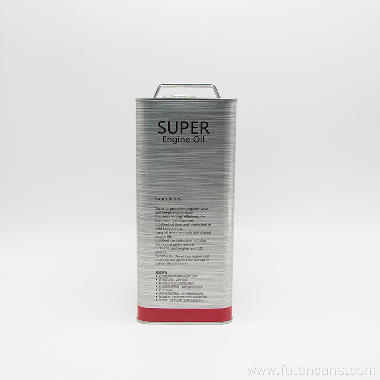 4L F-style Engine Oil Tin Can