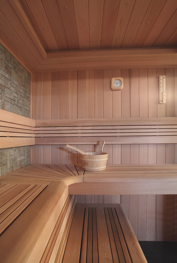 Indoor Traditional Sauna room