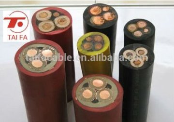 3 Core flexible Flat Rubber Cable