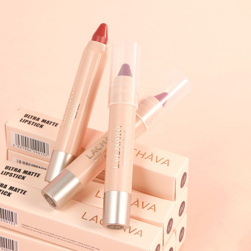 8 Color Dual-Use Matte Lipstick Pen with Lip Liner