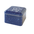 Dadi Classic Elegant Square Metal Tea Til Box