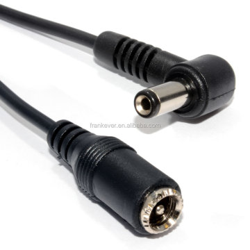 Kabel Penyesuai Soket 12V Sudut Kanan - Kabel Kuasa DC Lelaki ke Perempuan