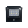 Foldable solar sensor wall light with ambient light