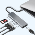 OEM ODM 6 em 1 USB C CURO ADAPTADOR MULTIMENTO