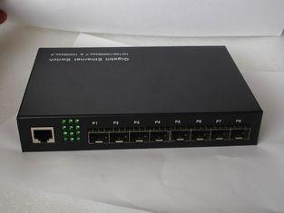 IEEE802.3 1000M 8 Port SFP Fiber Optic Switches , Port Trun