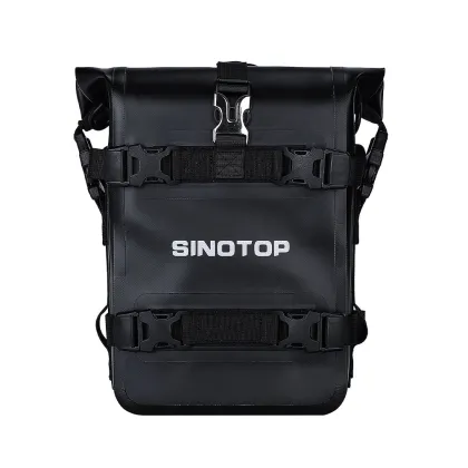 SINOTOP 5L PVC Tarpaulin Waterproof Motorcycle Saddle Bags
