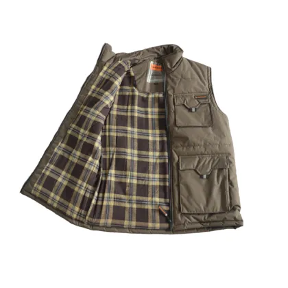 Fashion wholesale high quality outdoor men padded vest