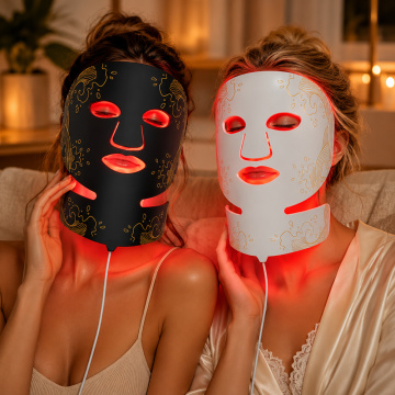 Mascarilla facial con terapia de luz LED Omeina para una piel radiante
