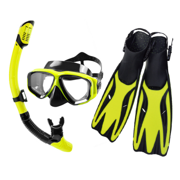 Maschera per la maschera Snorkel Fins Set: pinne a tallone aperto regolabili per lo snorkeling