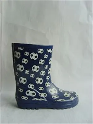 Children rubber rain boots