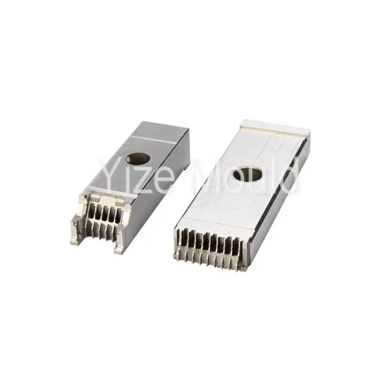 Slide inserts for auto connector plastic precision mould inserts with CNC machining