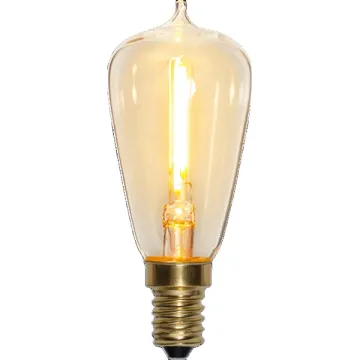 Factory Direct Amber Edison Bulb 120V 220V LED Filament ST38 St65 Vintage Bulb
