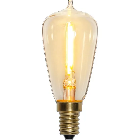 Factory Direct Amber Edison Bulb 120V 220V LED Filament ST38 St65 Vintage Bulb