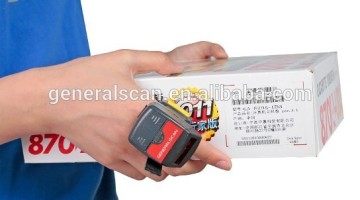 Hand-free 1D Laser Mini Bluetooth barcode scanner Wearable Ring Barcode Scanner with long range Scan Distance