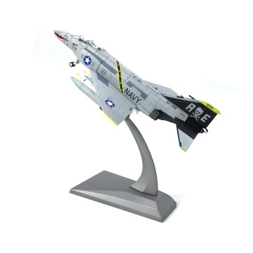1/100 Skala Diecast F -4 Phantom II Angreifer Kämpfermodell - Premium -Metallflugzeugsammler für Heim- oder Bürodekoration