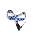 Promotional fashion durable nylon wrist lanyard for keys