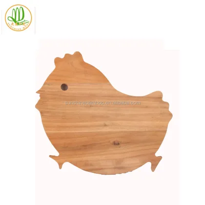 Bamboo Chicken-Shaped Acacia Wood Cutting Board