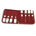 8pcs/set Dental Curved Root Elevator Dental Root Fragment Luxating Elevators Tooth Extraction Surgery Instrument