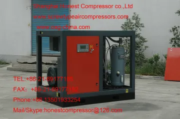 High Power Variable Speed Air Compressor 160KW Variable Frequency Screw Air Compressors