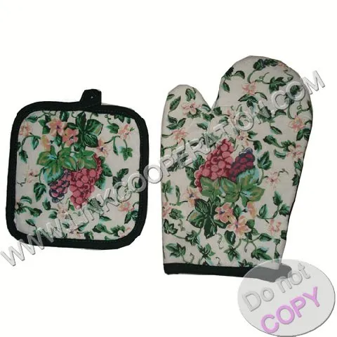 Microwave oven glove &amp; Pad