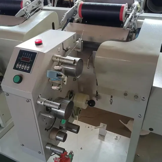 LB-102 Lanbo Air Covering Machine for 20/75 and 40/75 Covered Yarn Production
