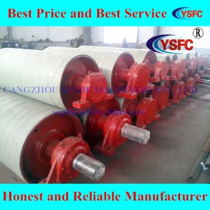 China Cangzhou xinde flat idler pulley/belt pulley