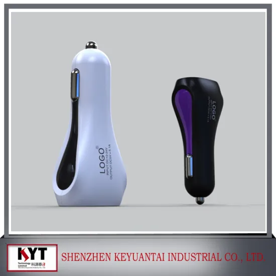 portable 3 usb car charger,micro auto charger 5V 4.8A