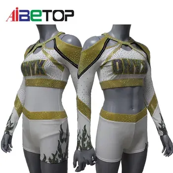 Custom cheerleading uniforms spandex cheerleading uniforms