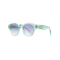 Винтажный пользовательский логотип UV400 Slim Polarized Acetate Sunglasses
