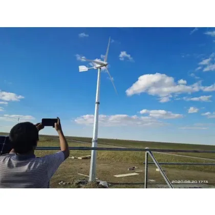 Grand Prairie 50kW wind turbine system