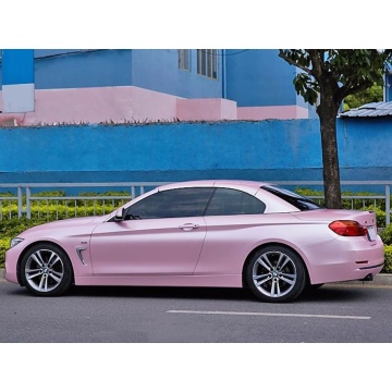 Fashion self adhesive Matte Metallic Blush Pink Car Wrapping Film