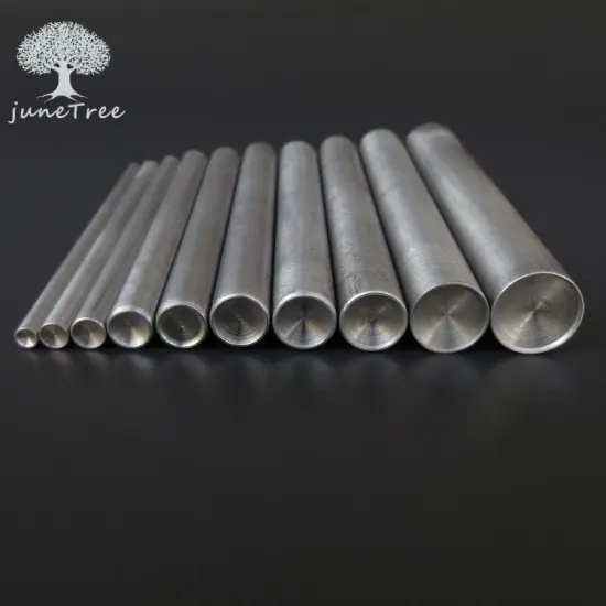 Junetree Double Cap Leather Rivet Rapid Setter Tool Kit & Steel Anvil Die Rivet Installation Tool multi size set
