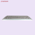 Black Titanium Ultrathin Illuminated USB Keyboard For Indus