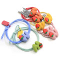 Cinghie per capelli per ragazze sveglie dei cartoni animati Cravatte elastiche per coda di cavallo Corde Cartoni animati in gomma multicolor Cinturini per bambini Anello per capelli per bambini