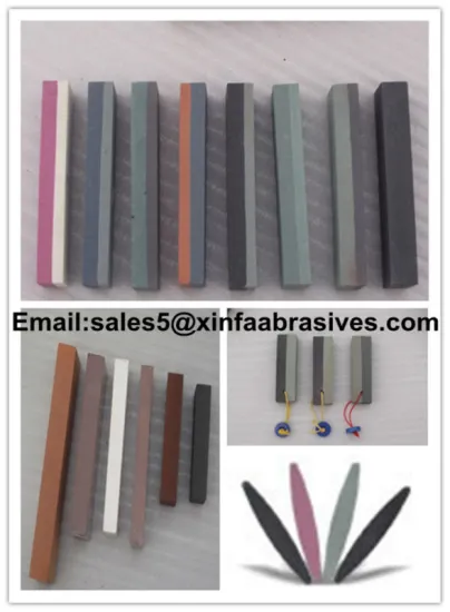 Vitrified Abrasive Oval Sharpening Stone