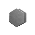 Painel acústico hexagonal PET para parede