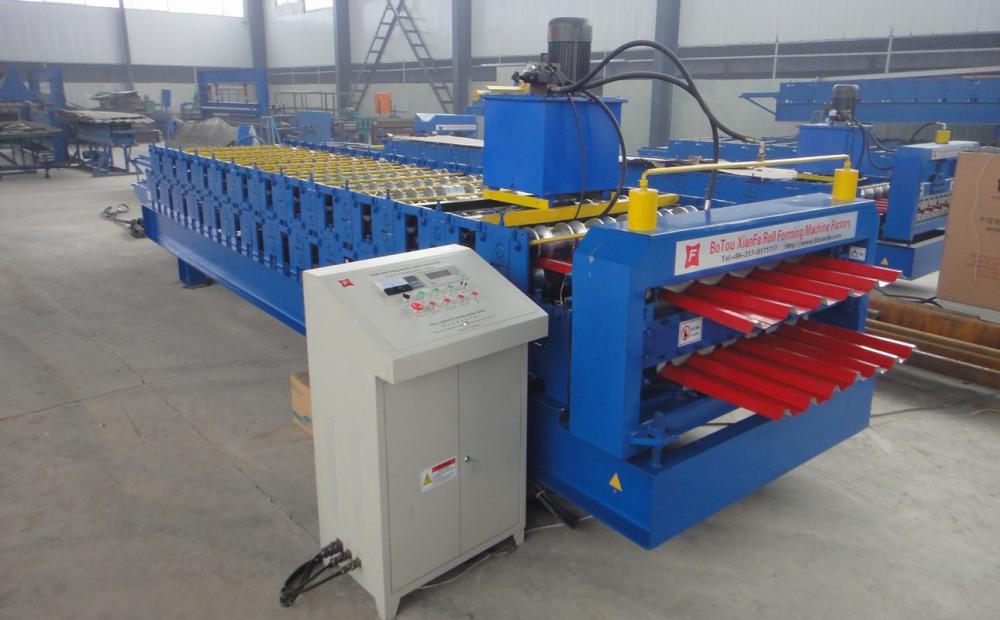 Double Layer IBR Roofing Making Machine