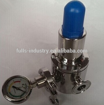 Sanitary pressure reducing valve