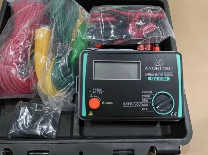 Kyoritsu KEW4105A Ground Resistance Tester - Precision Electrical Testing Instrument