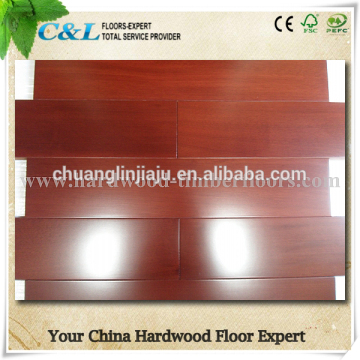 C&L mahogany color Marsa anduba solid wood flooring