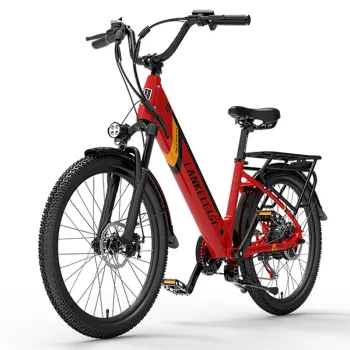 EU Warehouse Stock LANKELEISI ES500PRO 24 Inch Electric City Bike - Aluminum Alloy Frame 48V 14.5Ah E-Bike 500W Electric Bicycle