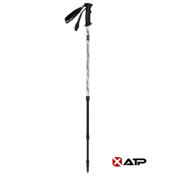 Customizable Hiking Sticks with 3-Section Aluminum Alloy 7075, Rotating Lock Buckle Strap and Option for Custom Logo and Color