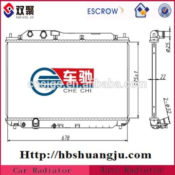 All aluminium radiator for car