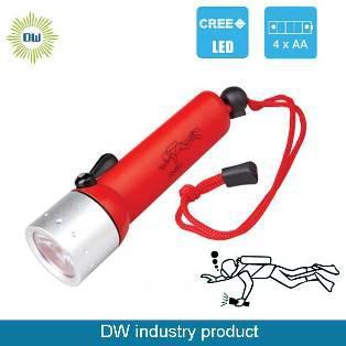 LED Aluminum Diving Powerful Flashlight